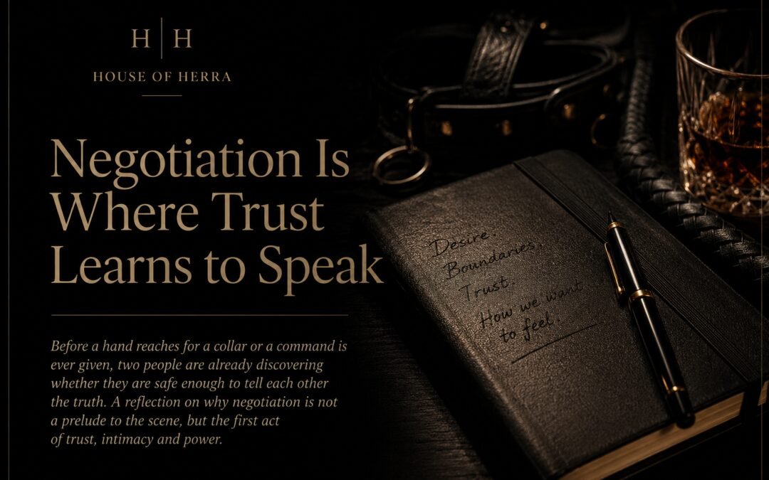 Negotiation Is Where Trust Learns to Speak