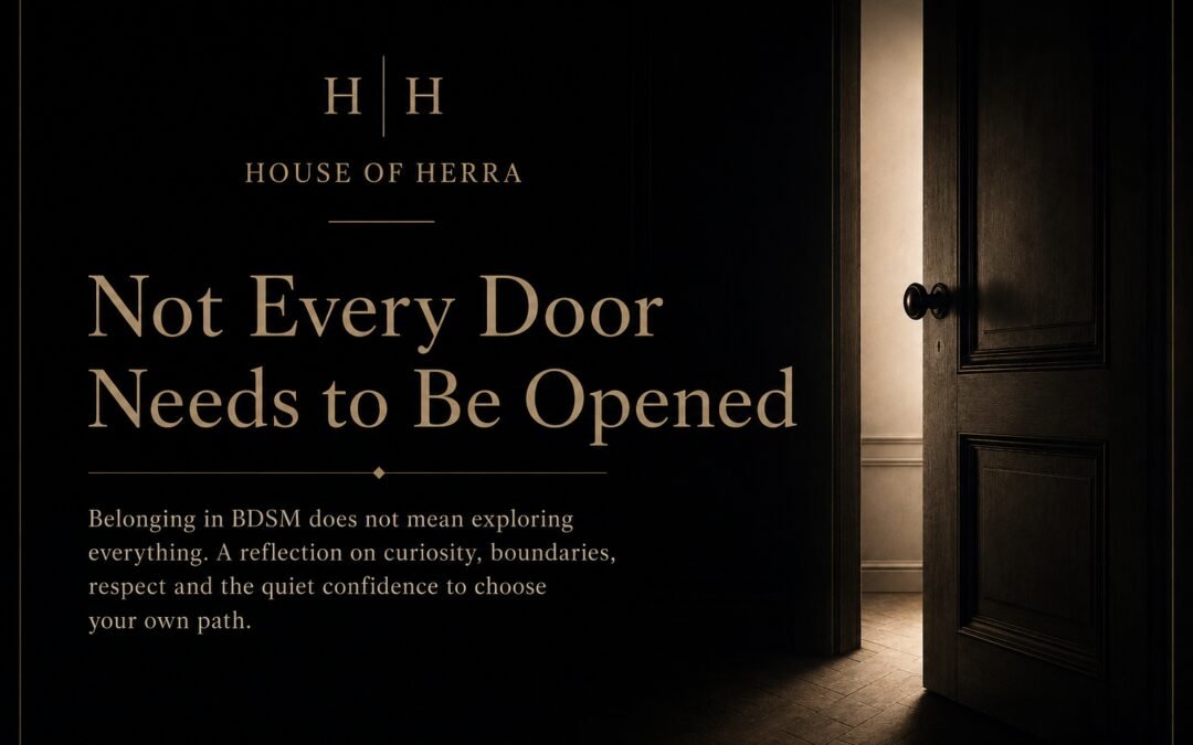 Not Every Door Needs to Be Opened