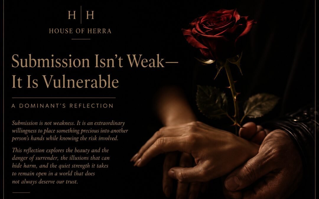 Submission Isn’t Weak, It Is Vulnerable