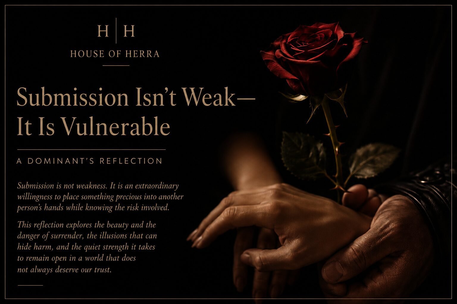 Submission Isn’t Weak, It Is Vulnerable