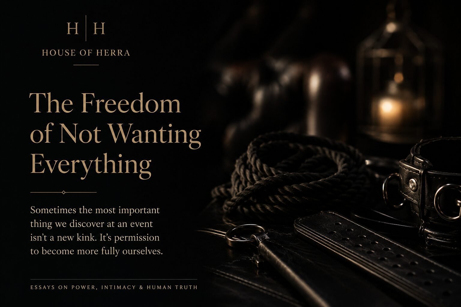 Homepage_HoH 7 The Freedom of Not Wanting Everything