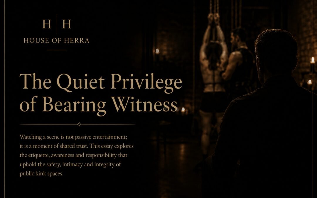 The Quiet Privilege of Bearing Witness