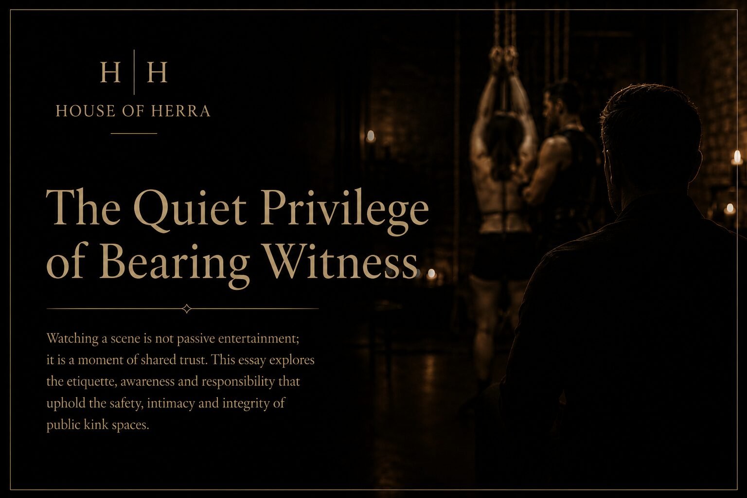 The Quiet Privilege of Bearing Witness