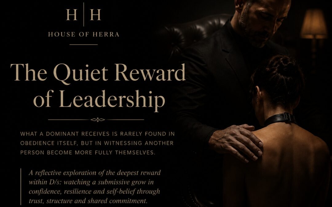 The Quiet Reward of Leadership