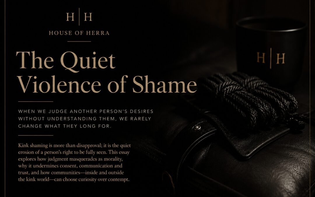 The Quiet Violence of Shame