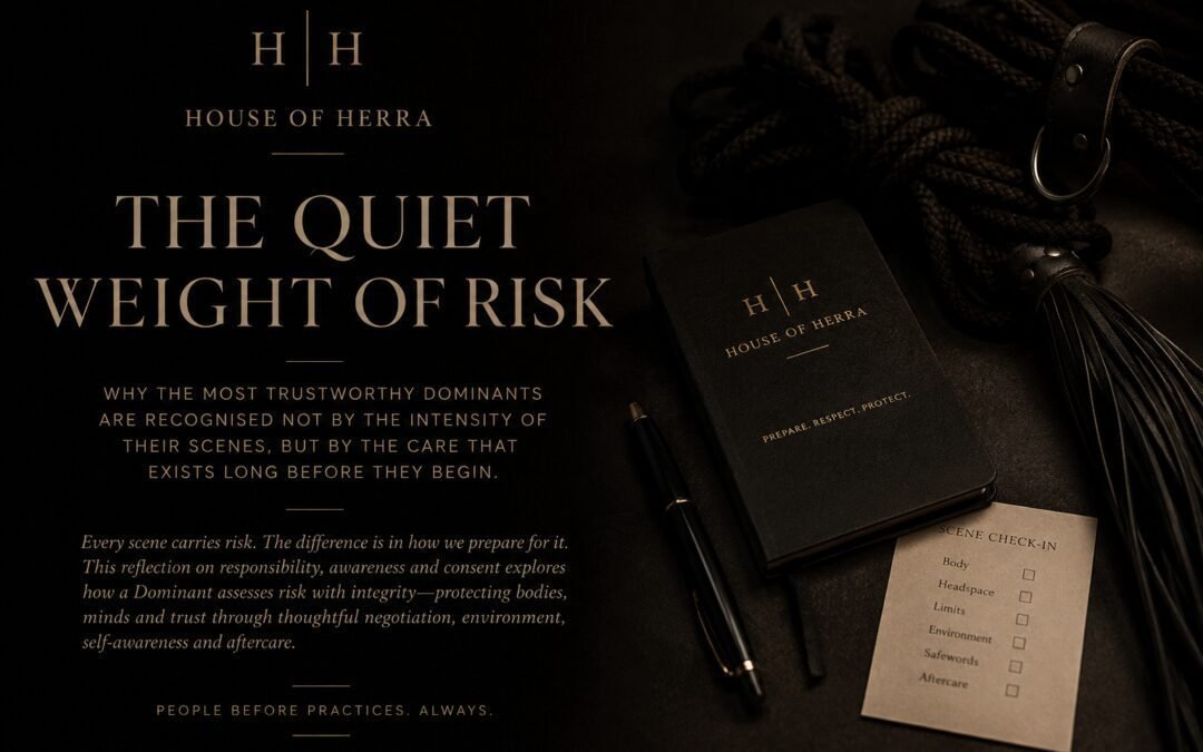 The Quiet Weight of Risk