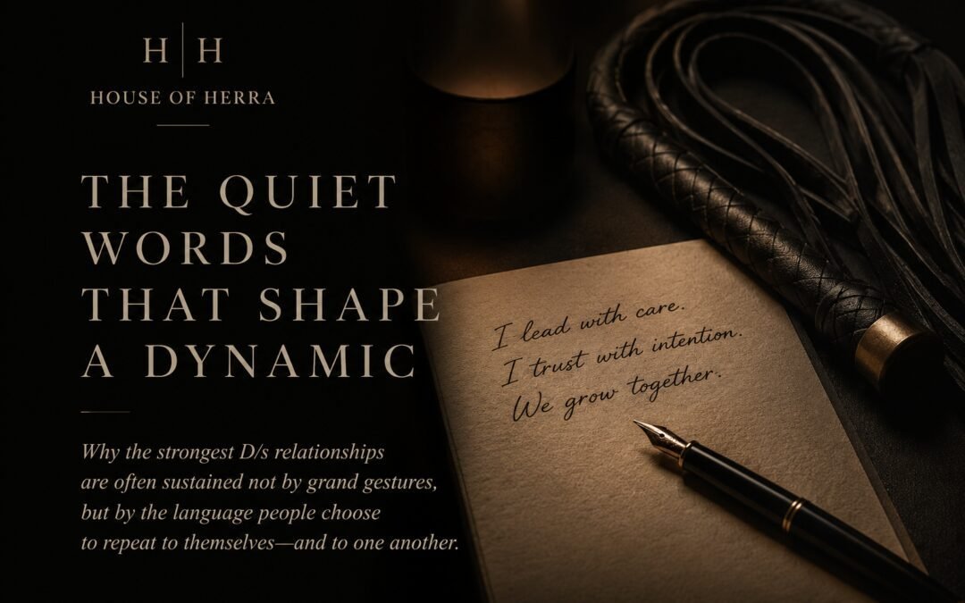 The Quiet Words That Shape a Dynamic