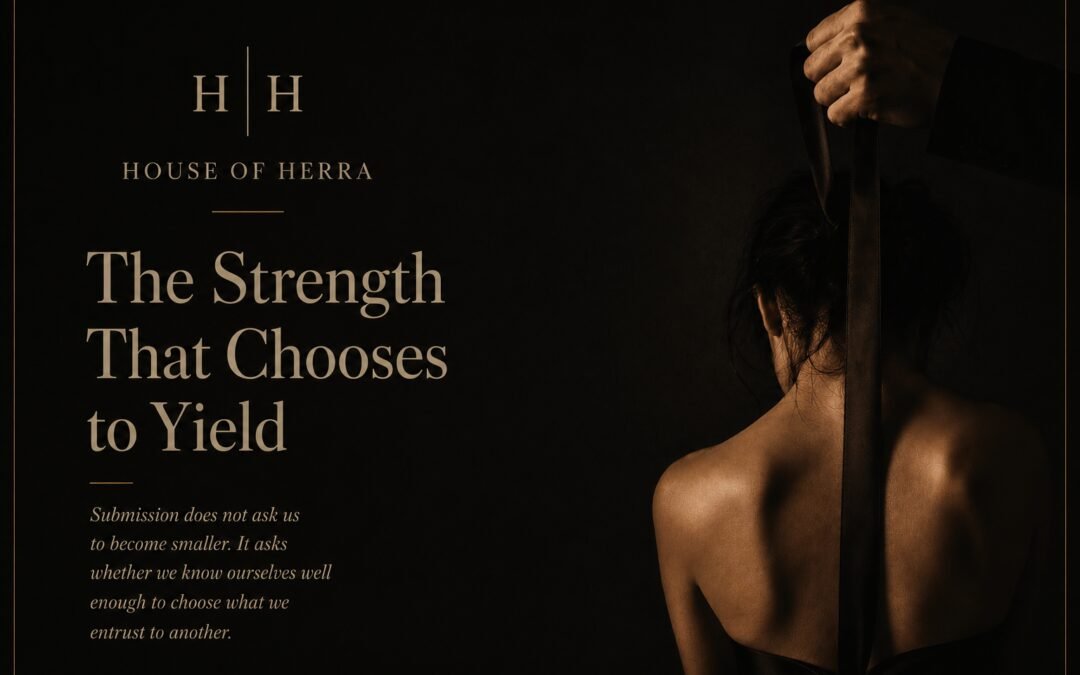 The Strength That Chooses to Yield