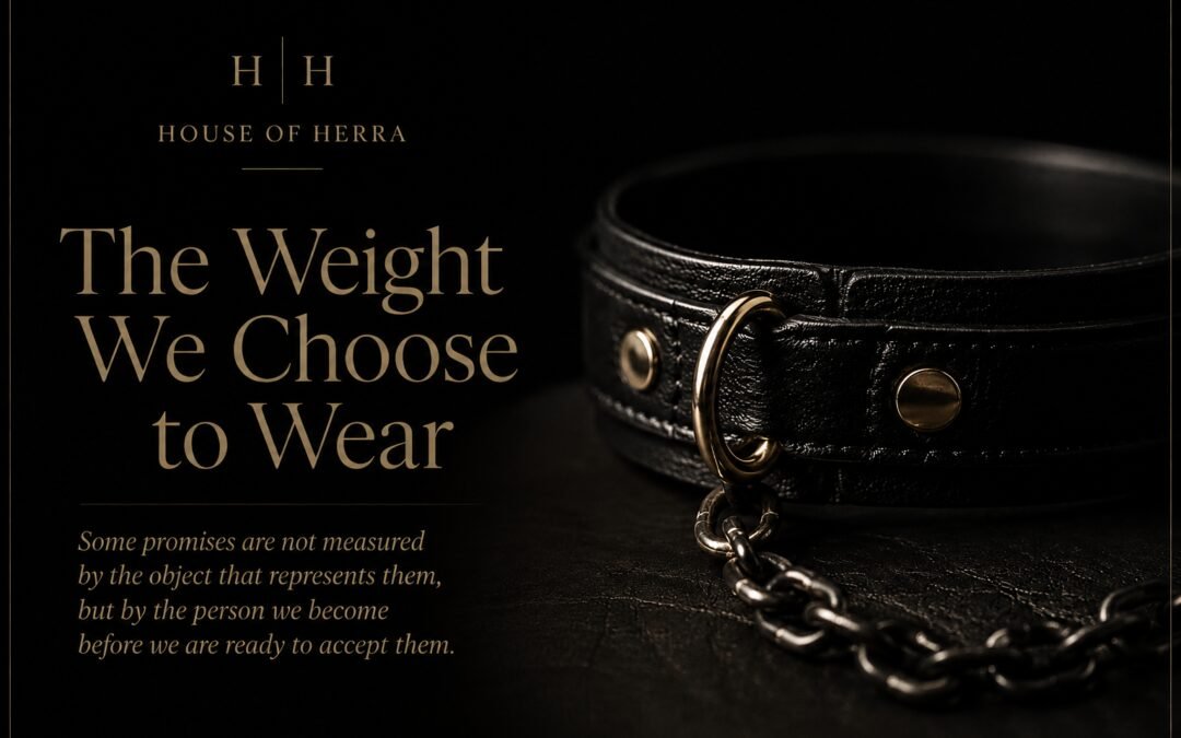 The Weight We Choose to Wear
