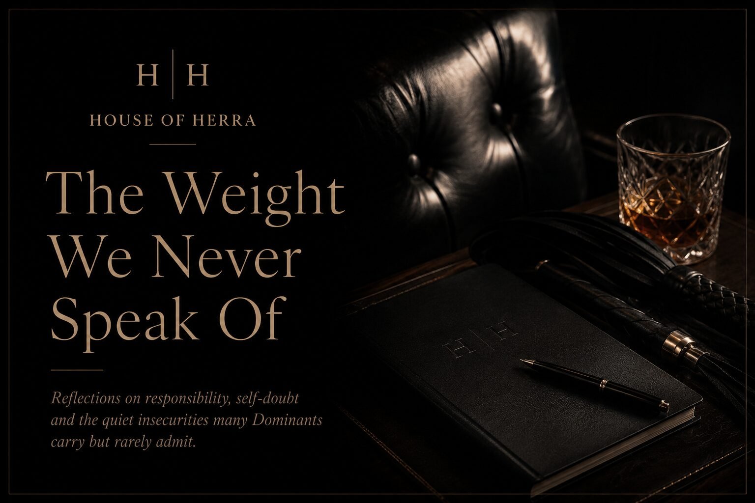 The Weight We Never Speak Of