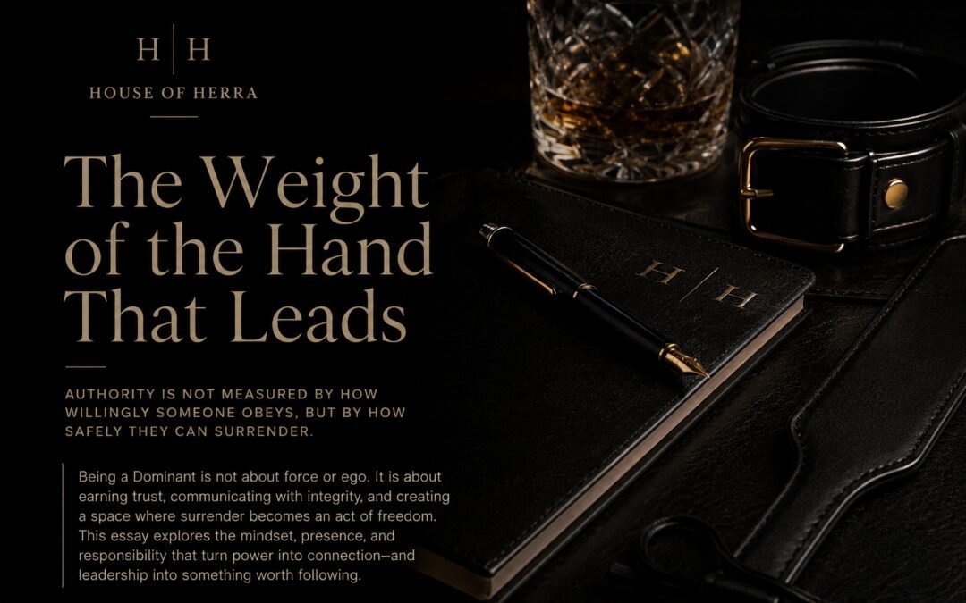 The Weight of the Hand That Leads