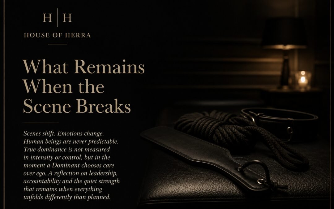 What Remains When the Scene Breaks