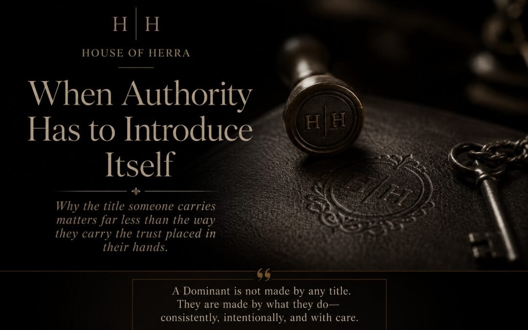 When Authority Has to Introduce Itself