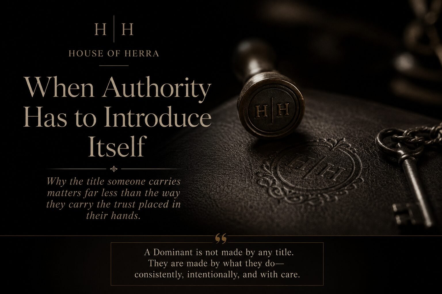 Homepage_HoH 5 When Authority Has to Introduce Itself