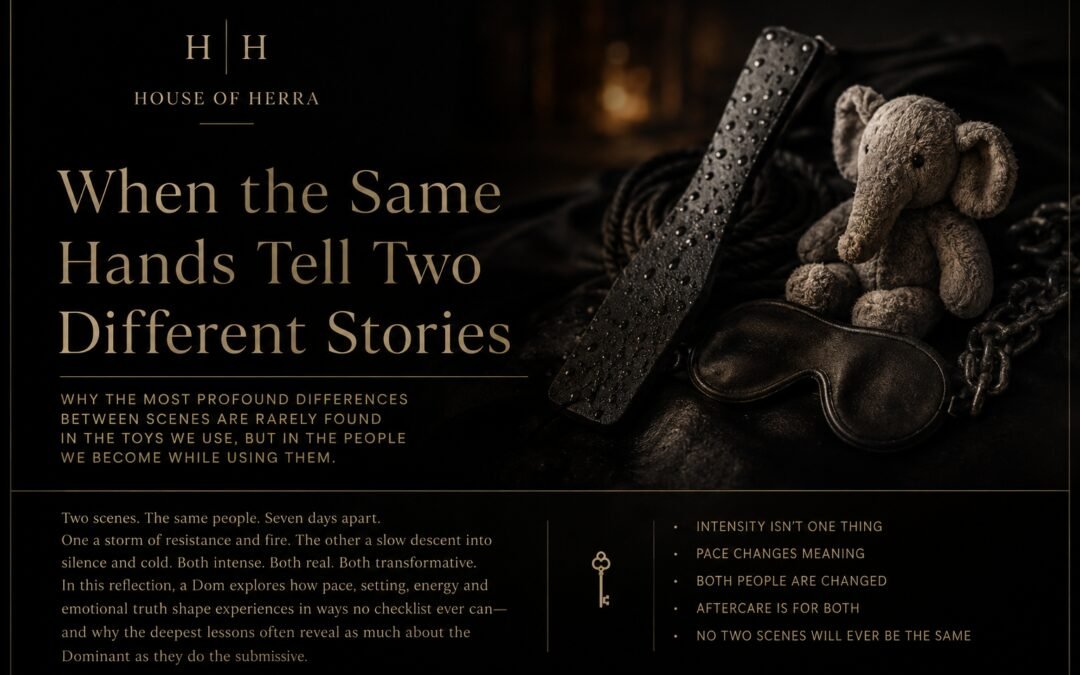 When the Same Hands Tell Two Different Stories